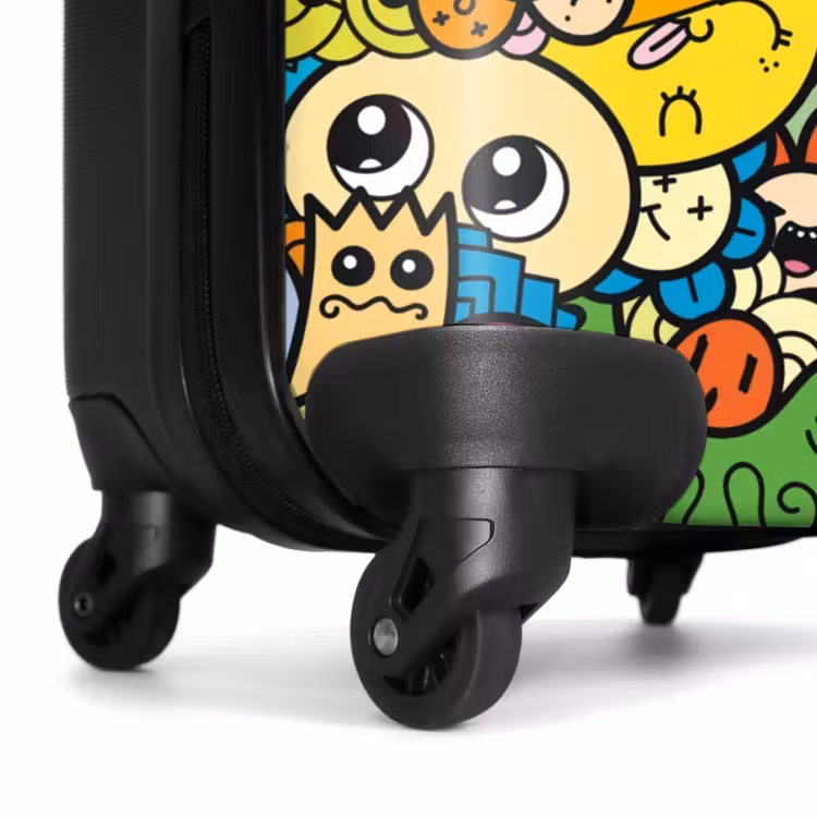 Suitcase with name - Cute Beasts in Town — 7