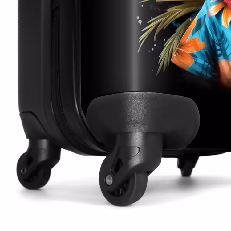 Suitcase with name - Dog in Tropical Spheres — 7