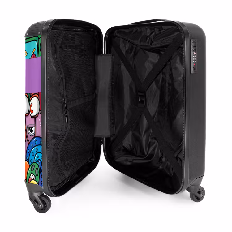 Suitcase with name - Monster Friends Fest — 5