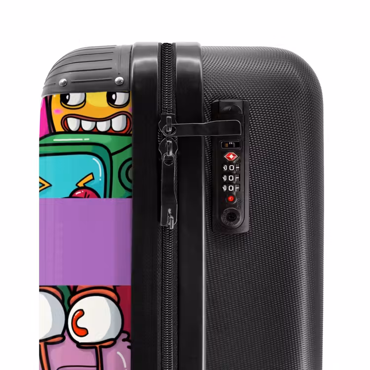 Suitcase with name - Monster Friends Fest — 6