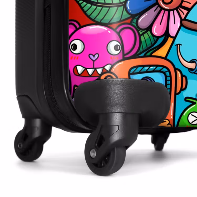 Suitcase with name - Monster Friends Fest — 7
