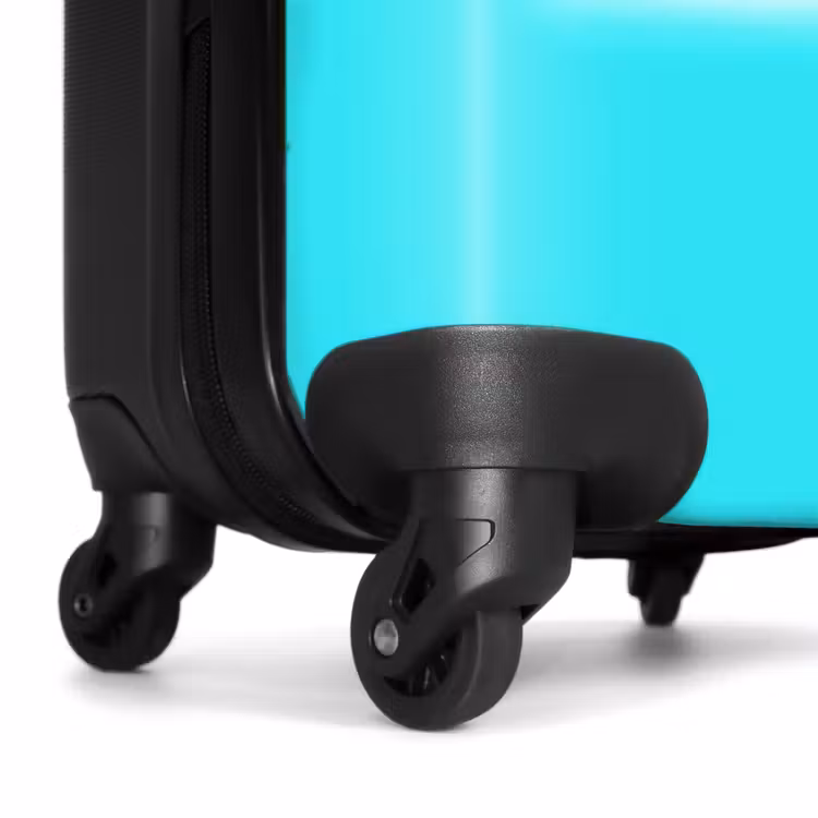 Suitcase with name - Monster Truck on Light Blue Background — 7