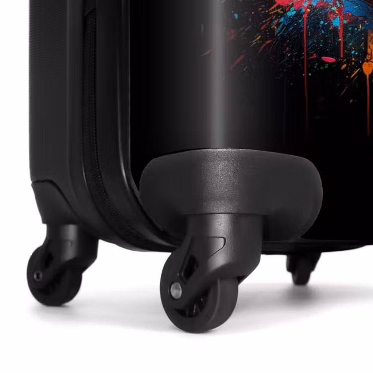 Suitcase with name - Orange Basketball to Amid Paint Splatters — 7