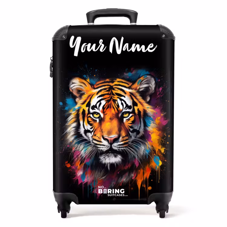 Suitcase with name - Tiger as Street Artwork — 1
