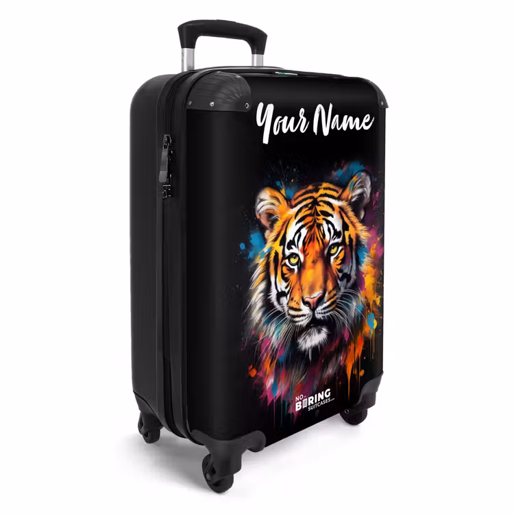 Suitcase with name - Tiger as Street Artwork — 2