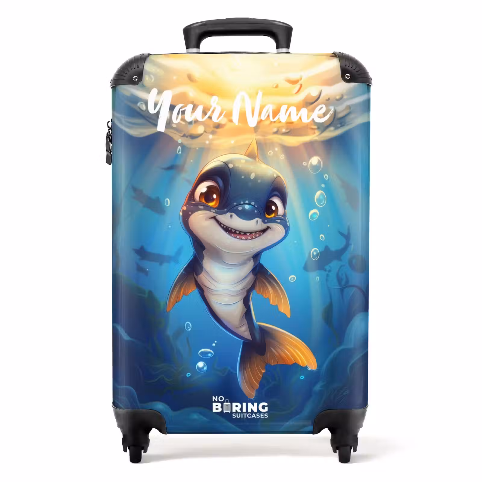 Suitcase with name - Harry shark — 1