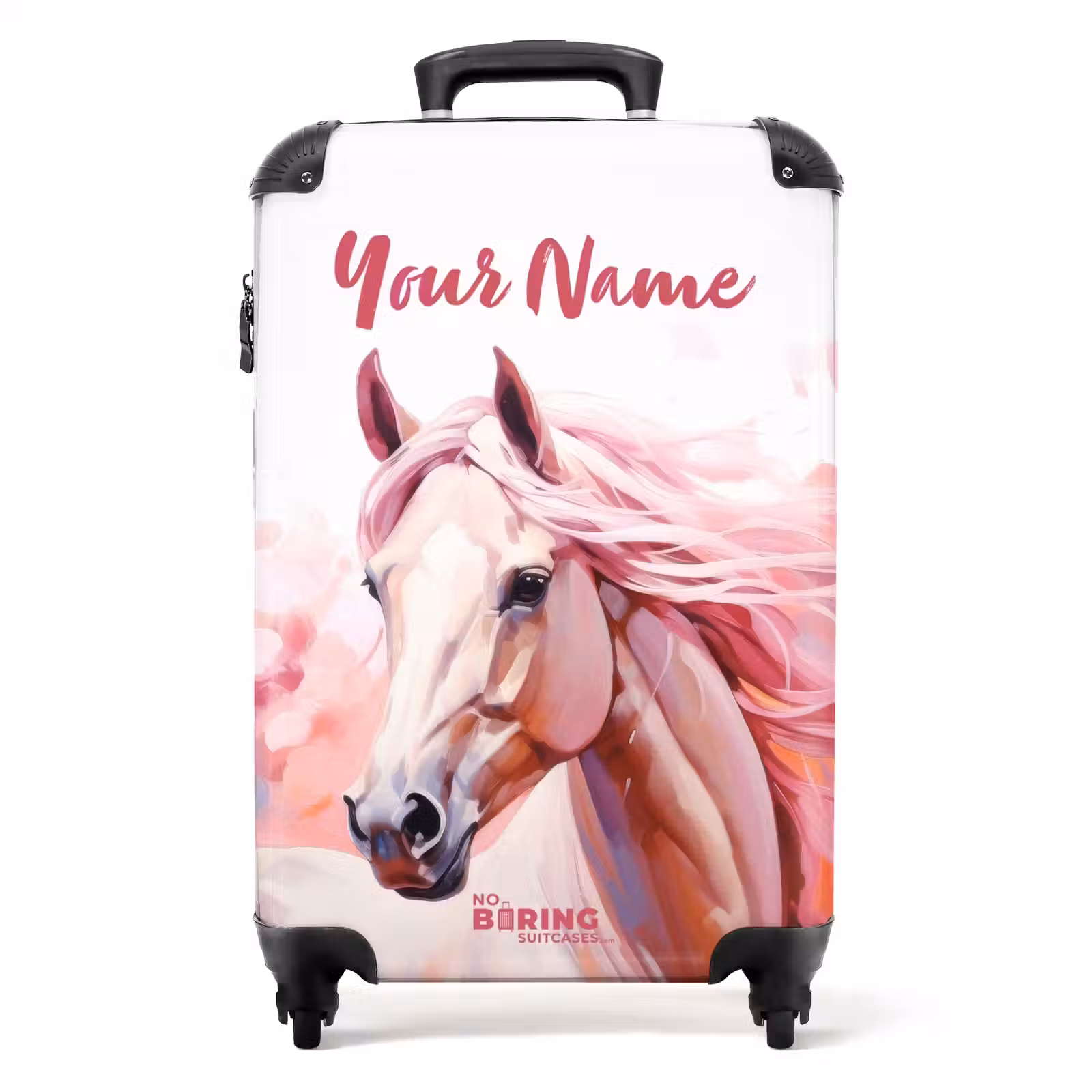 Suitcase with name - Pink Runner — 1