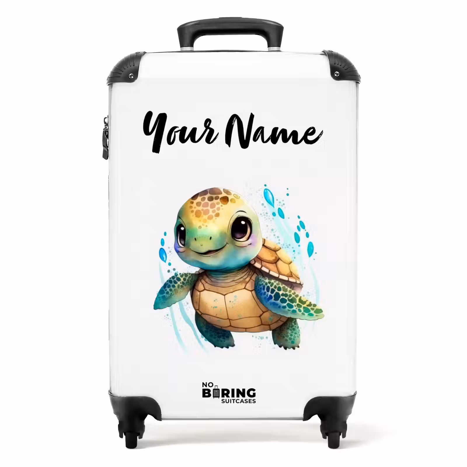 Suitcase with name - Ziggy Sea Turtle — 1