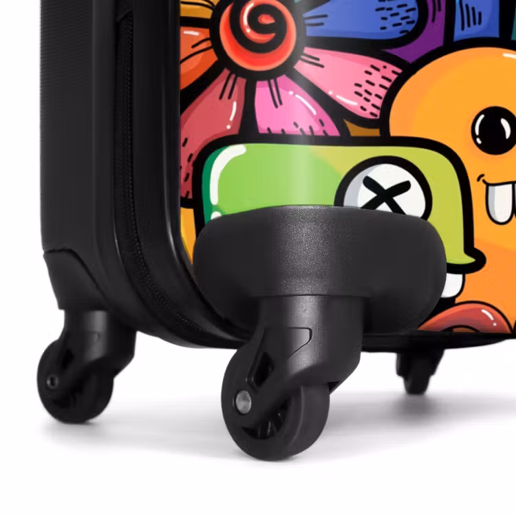 Suitcase with name - Funny Monster Gang — 7