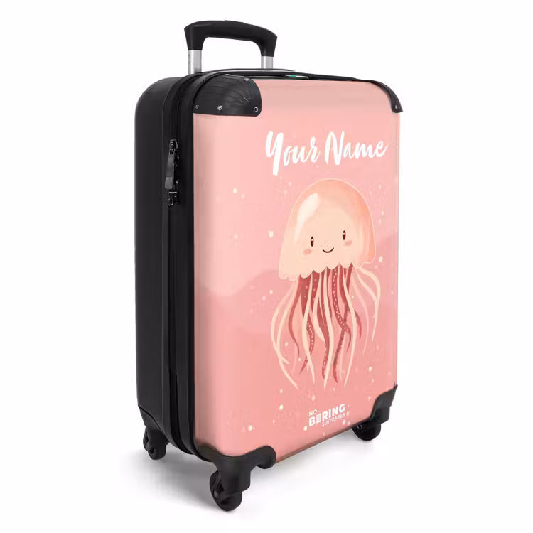 Suitcase with name - Klaske jellyfish — 2