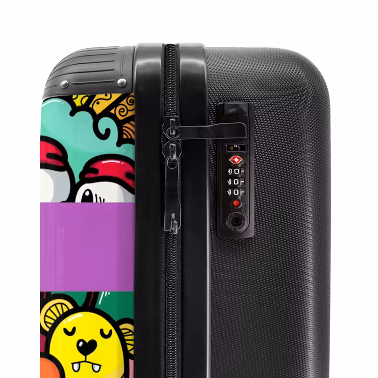 Suitcase with name - Merry Monster Chaos — 6