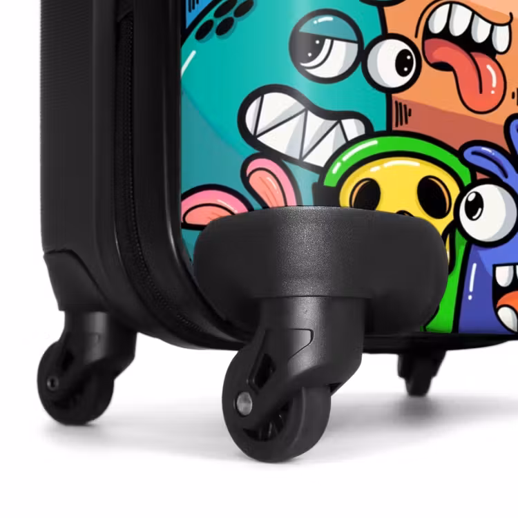 Suitcase with name - Monster with 1 Eye — 7