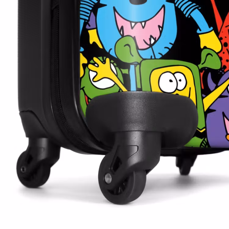 Suitcase with name - Monsters with Bright Colors — 7
