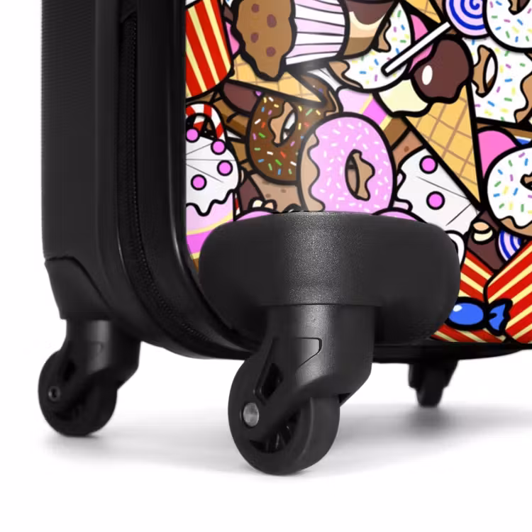 Suitcase with name - Sweet Candy World — 7