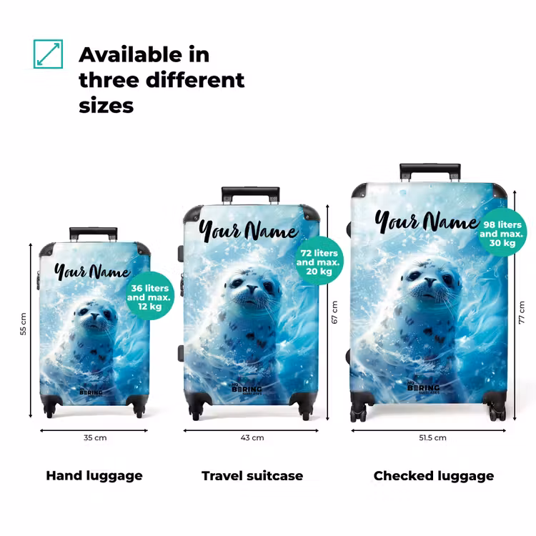 Suitcase with name - Zeger Seal — 3