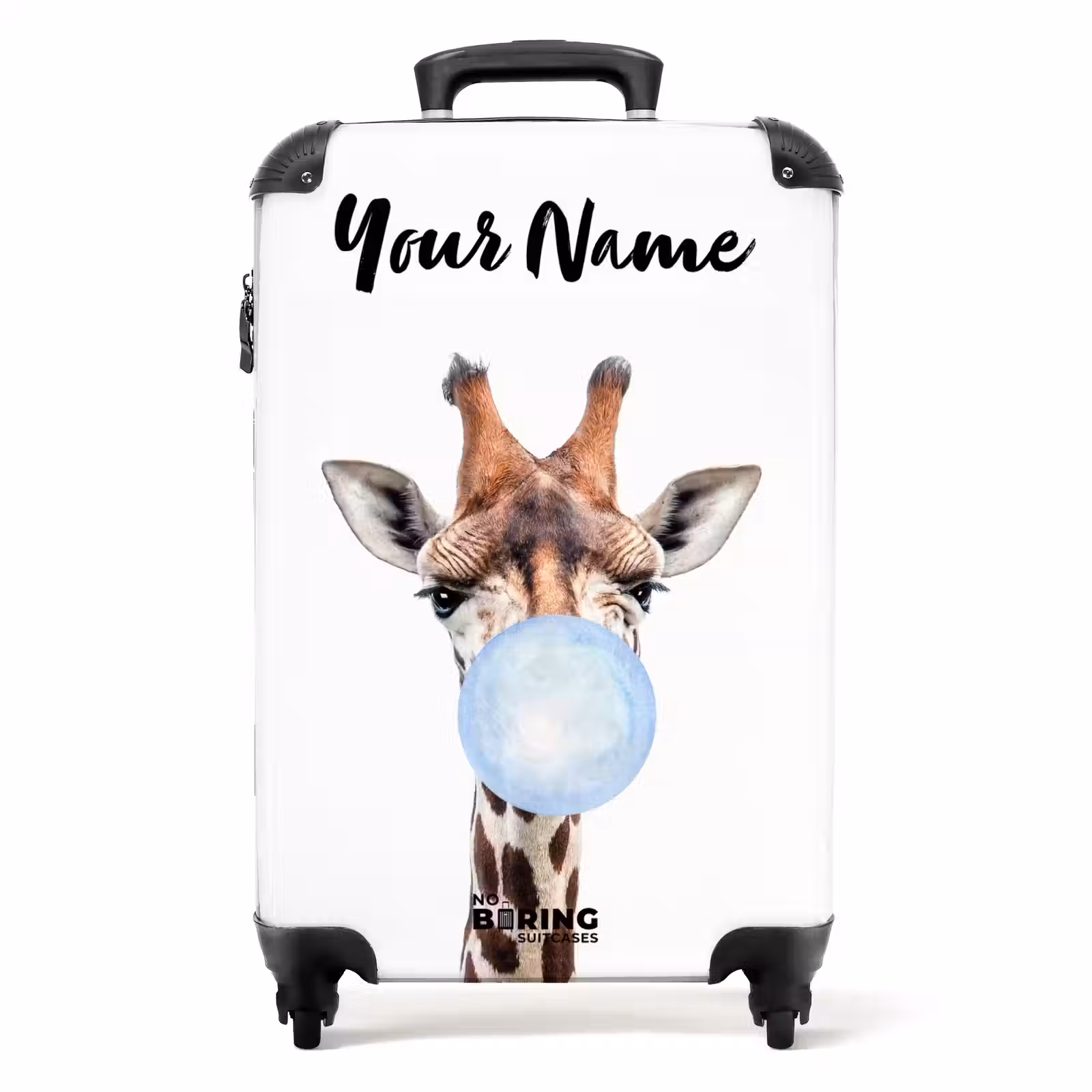 Suitcase with name - Chewing Kobus blue — 1