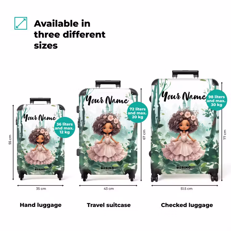 Suitcase with name - Bella woody — 3