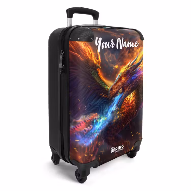 Suitcase with name - Chroma warrior — 2