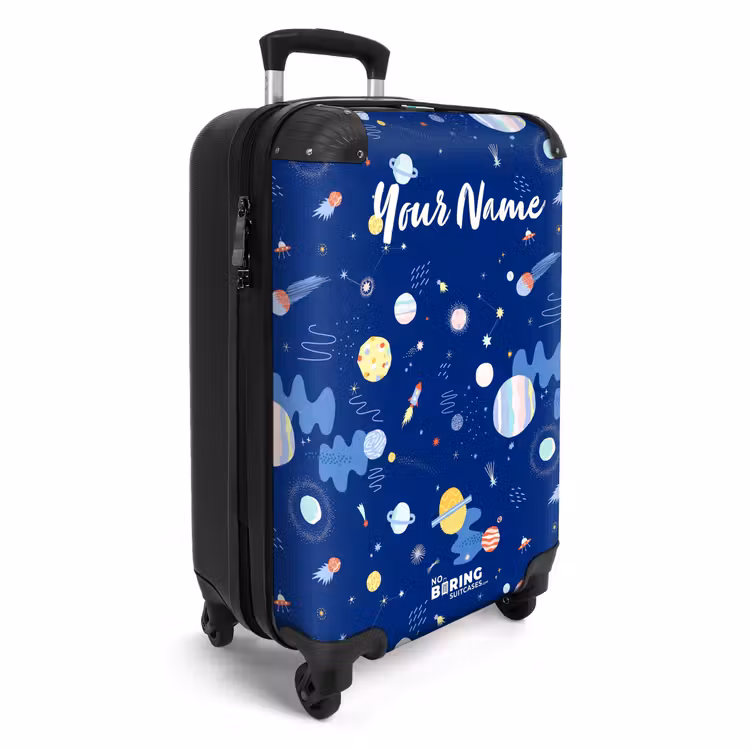 Suitcase with name - Galaxy Magic — 2