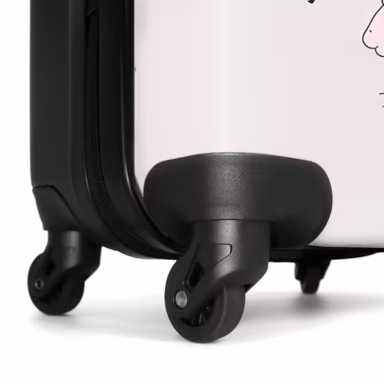 Suitcase with name - Little princess with hearts — 7