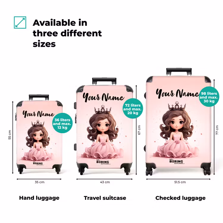 Suitcase with name - Princess Poppy — 3