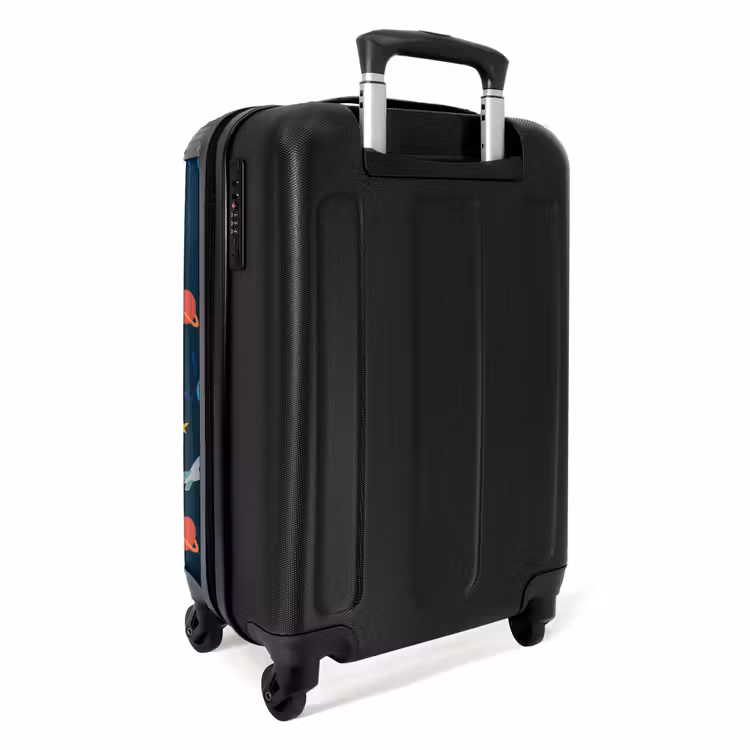 Suitcase with name - Space rockets — 4