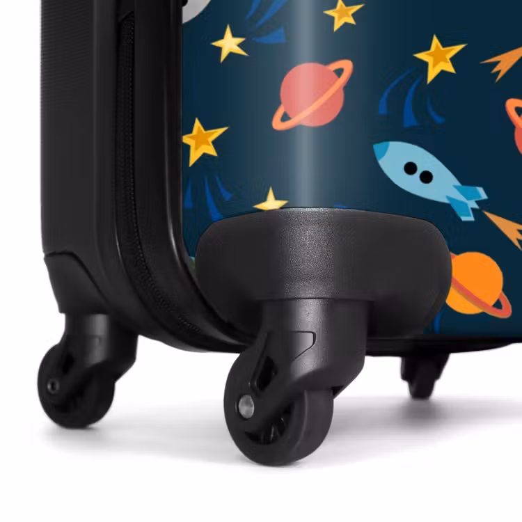 Suitcase with name - Space rockets — 7