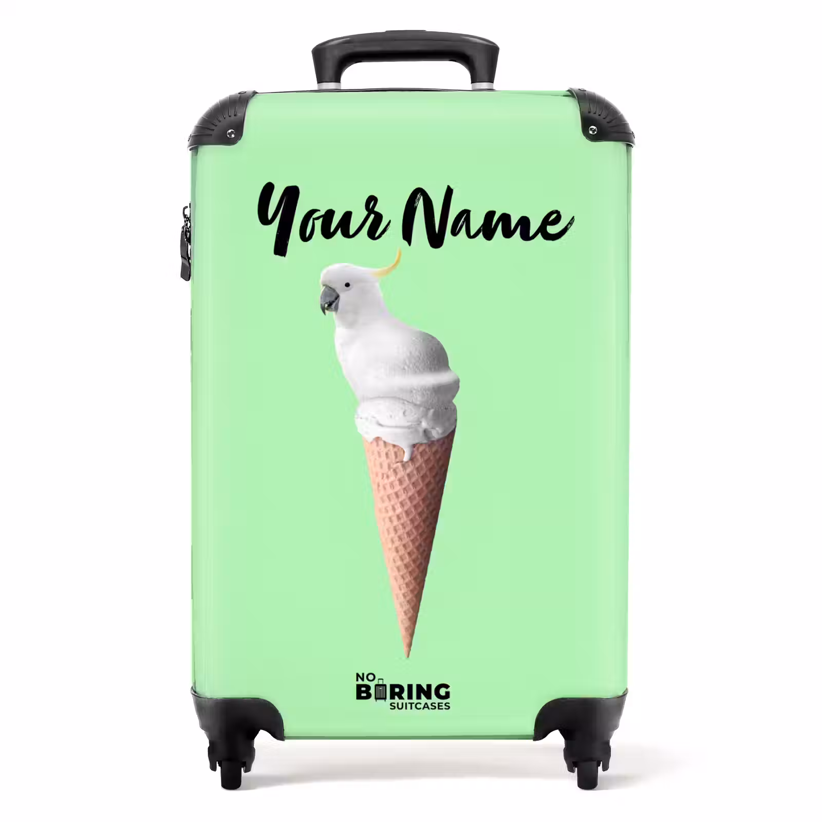 Suitcase with name - Cockatoo cone — 1