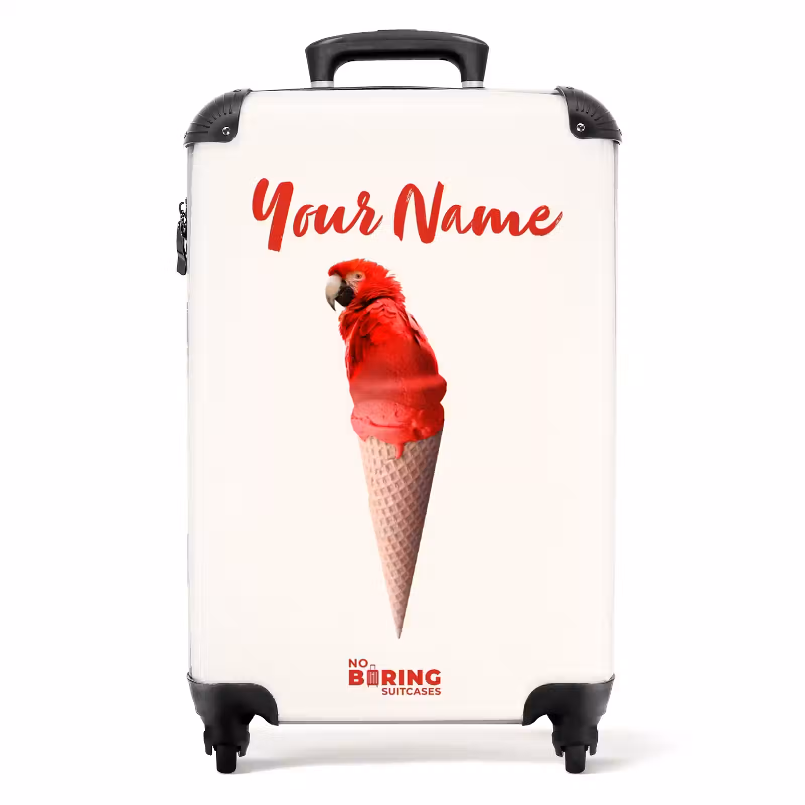 Suitcase with name - Parrot cone — 1