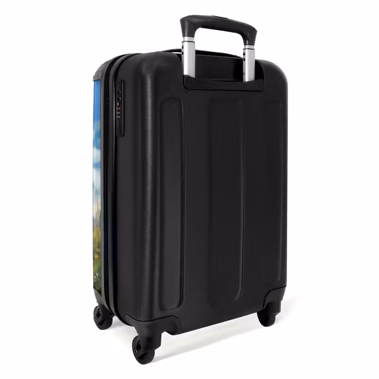 Suitcase with name - Bailey flower deer — 4