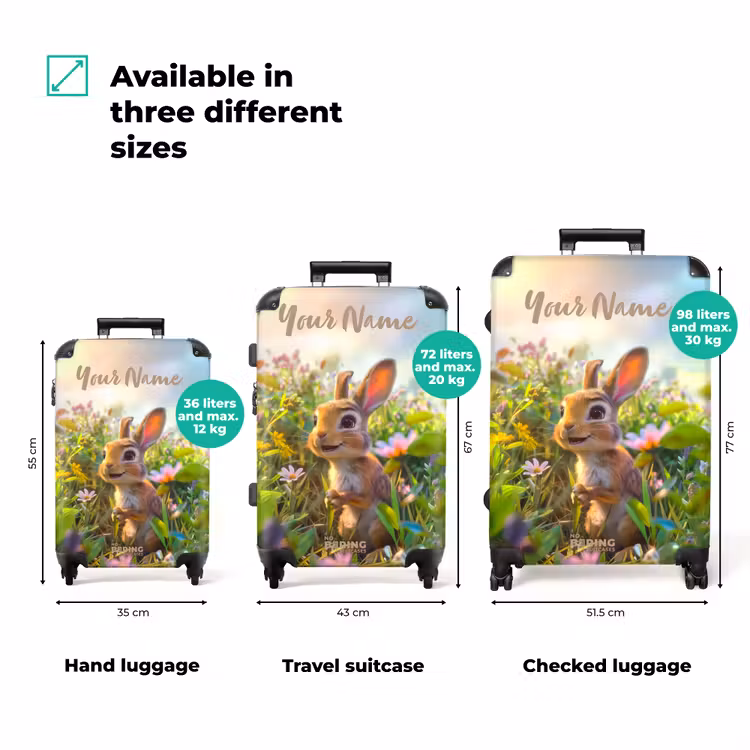 Suitcase with name - Charley rabbit — 3