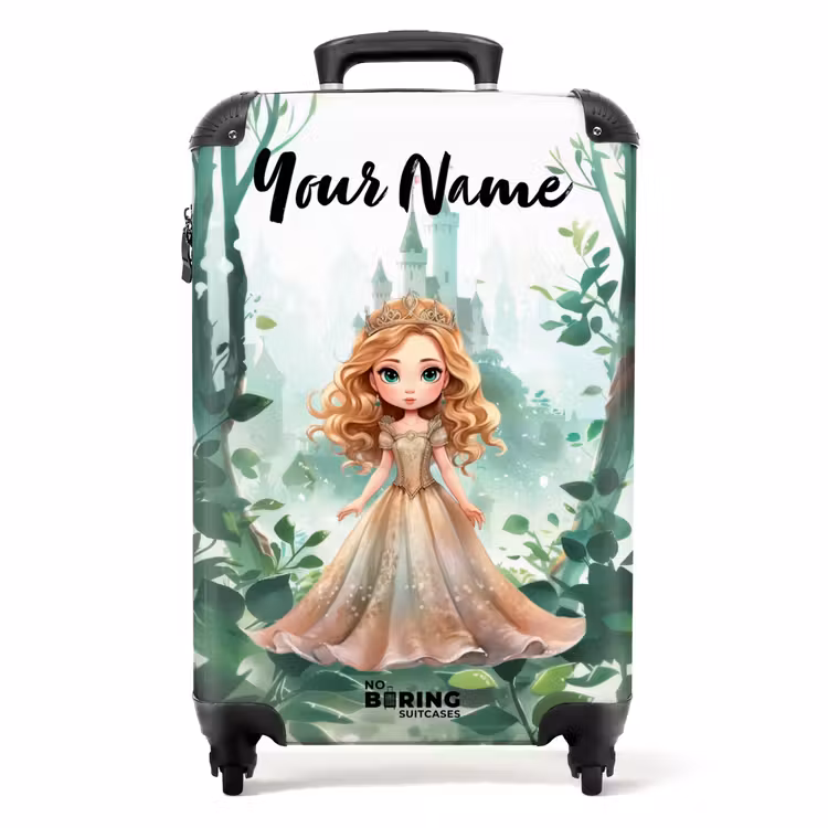 Suitcase with name - Grace greenery — 1