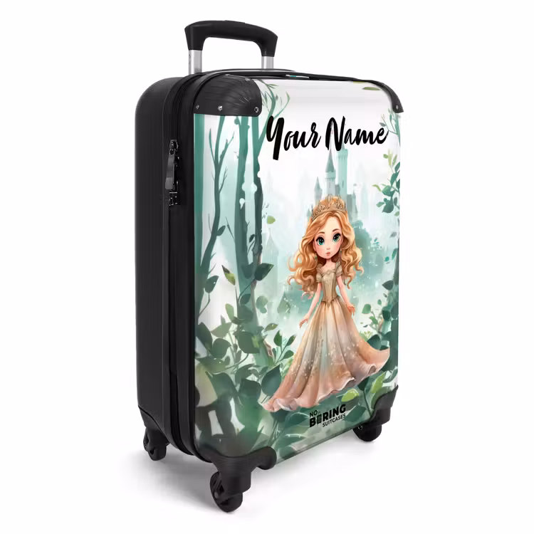 Suitcase with name - Grace greenery — 2