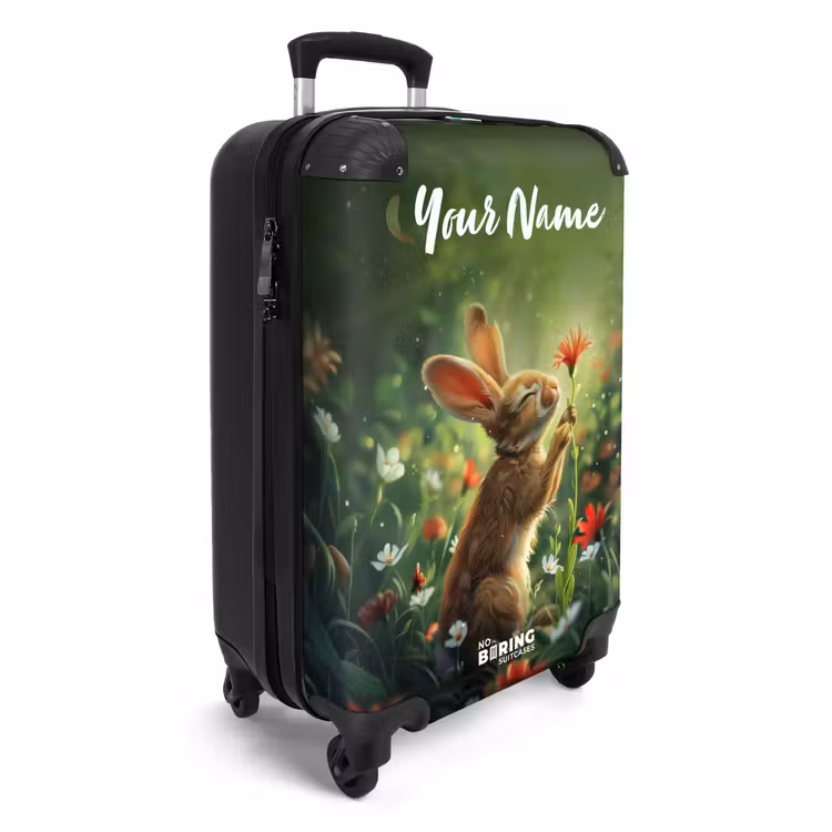 Suitcase with name - Kasper rabbit — 2