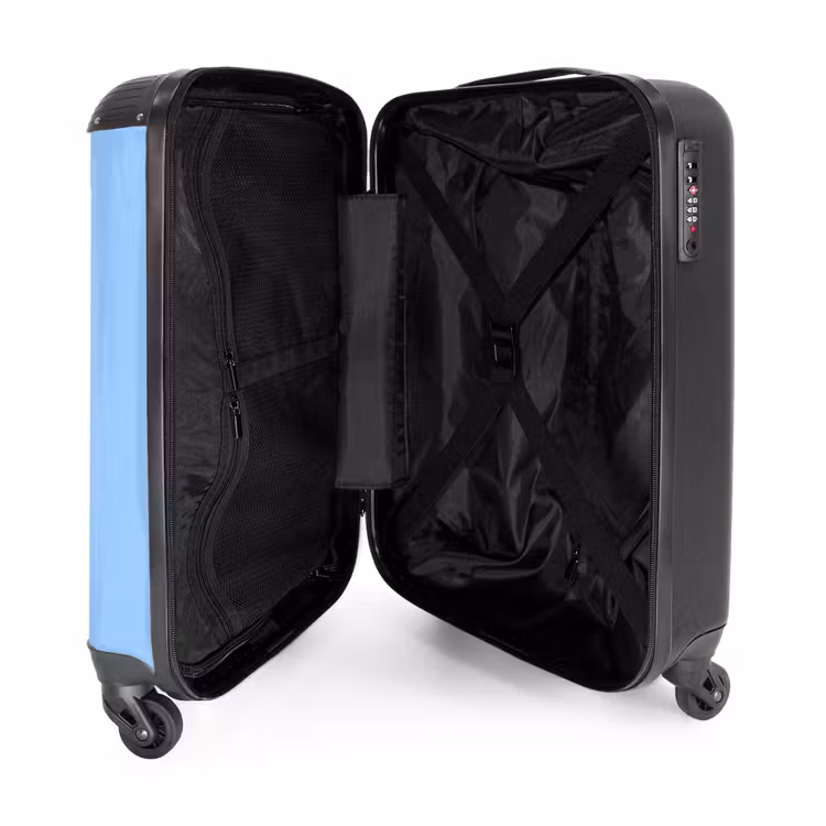 Suitcase with name - Peacock cone — 5