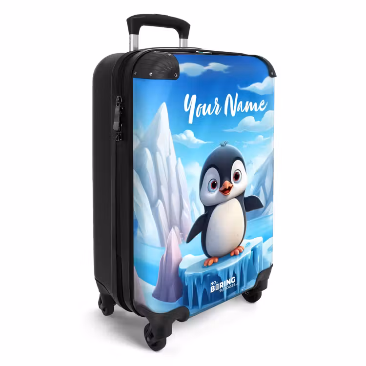 Suitcase with name - Pieter penguin — 2