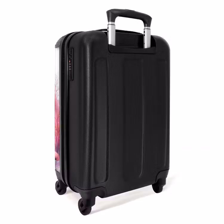 Suitcase with name - Pink roebuck — 4