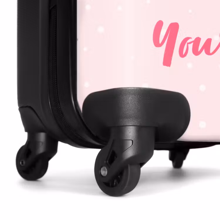 Suitcase with name - Princess pink — 7