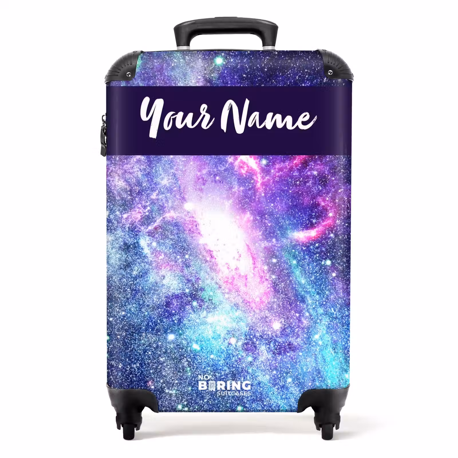 Suitcase with name - Cosmic explosion of color — 1