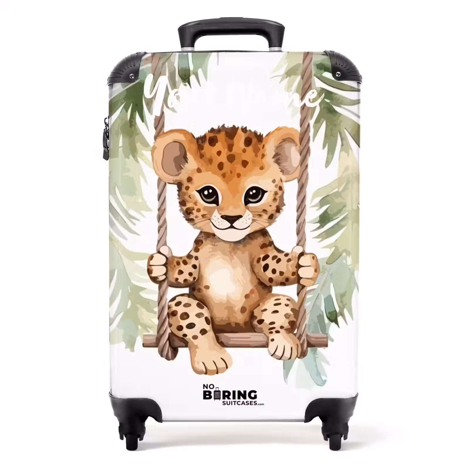 Suitcase with name - Levi leopard — 1