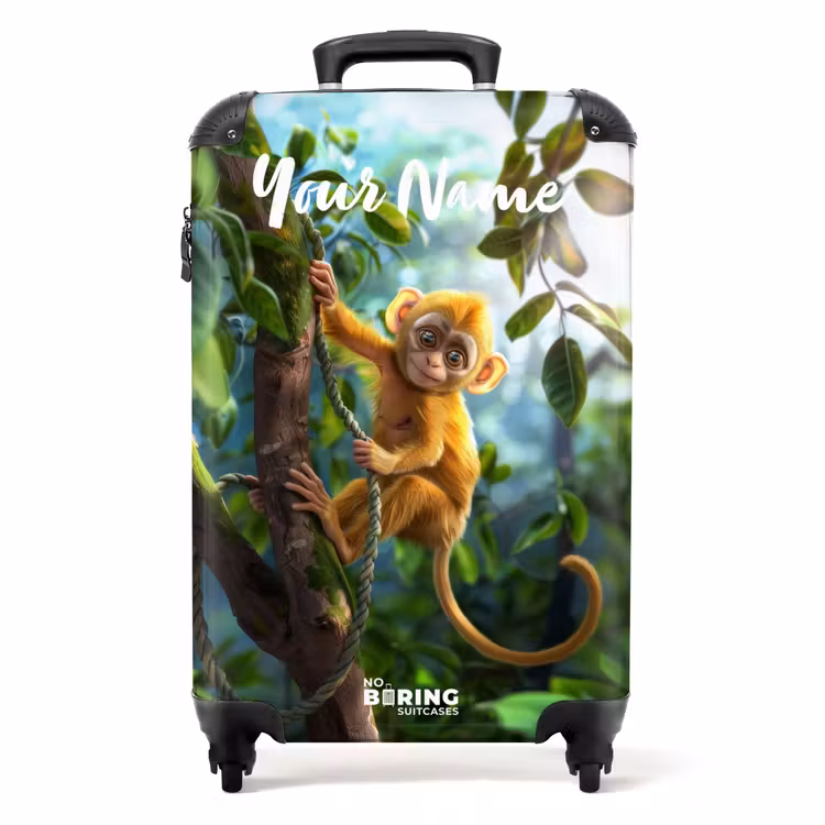 Suitcase with name - Alex monkey — 1
