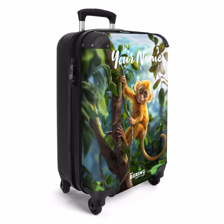 Suitcase with name - Alex monkey — 2