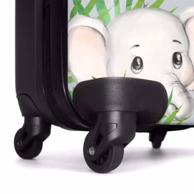 Suitcase with name - Animals in the jungle — 7