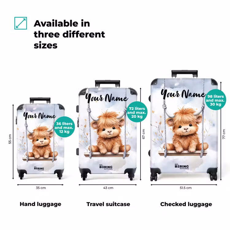 Suitcase with name - Hennie highlander — 3
