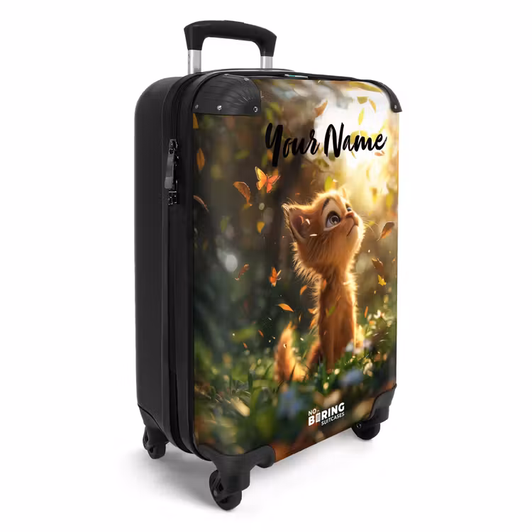 Suitcase with name - Henry autumn kitten — 2