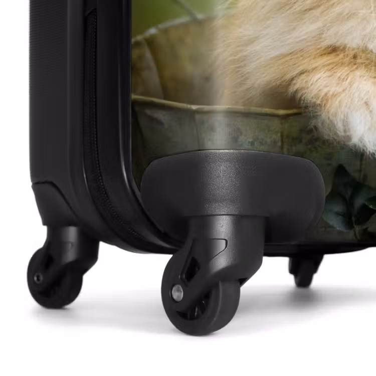 Suitcase with name - Rabbit in flower pot — 7