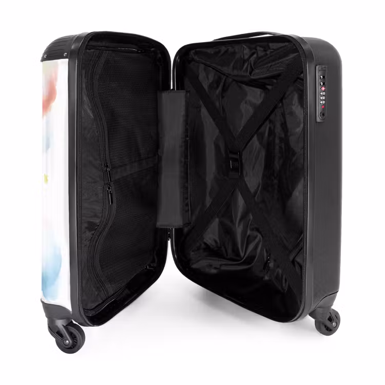 Suitcase with name - Rocking baby unicorn — 5