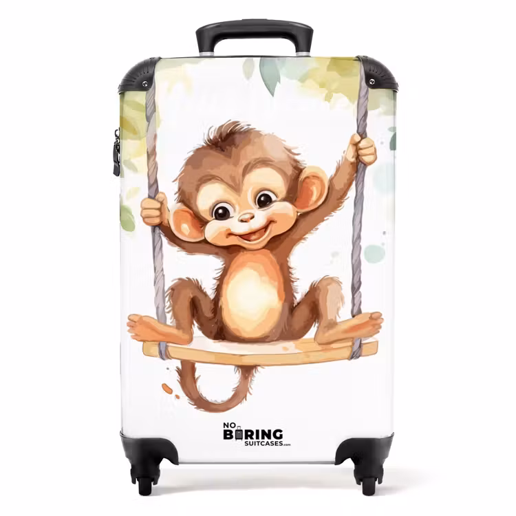 Suitcase with name - Rocking great ape — 1