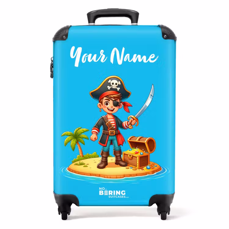 Suitcase with name - Treasure Island Santiago — 1