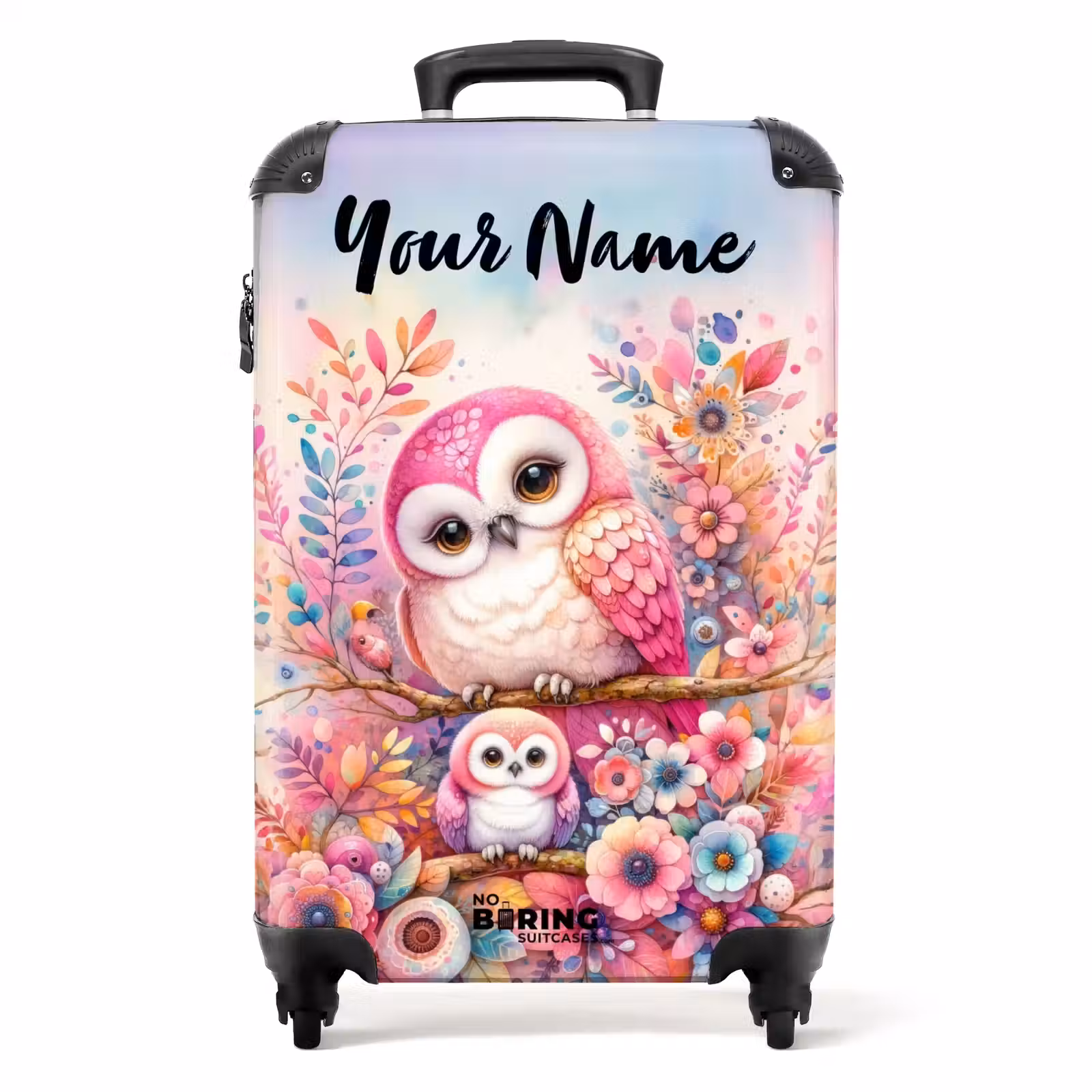 Suitcase with name - Pink Ruby — 1